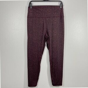 CRZ YOGA High Waisted Leggings Leopard Print Athletic Pants XXL Running Gym‎